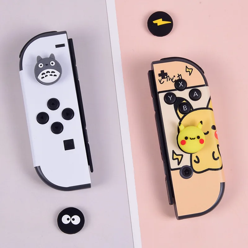 Kawaii Sanrio Hellokitty Mymelody Kuromi Switch Rocker Case Anime Cute Silicone Ns Lite Game Machine Protection Case Accessories