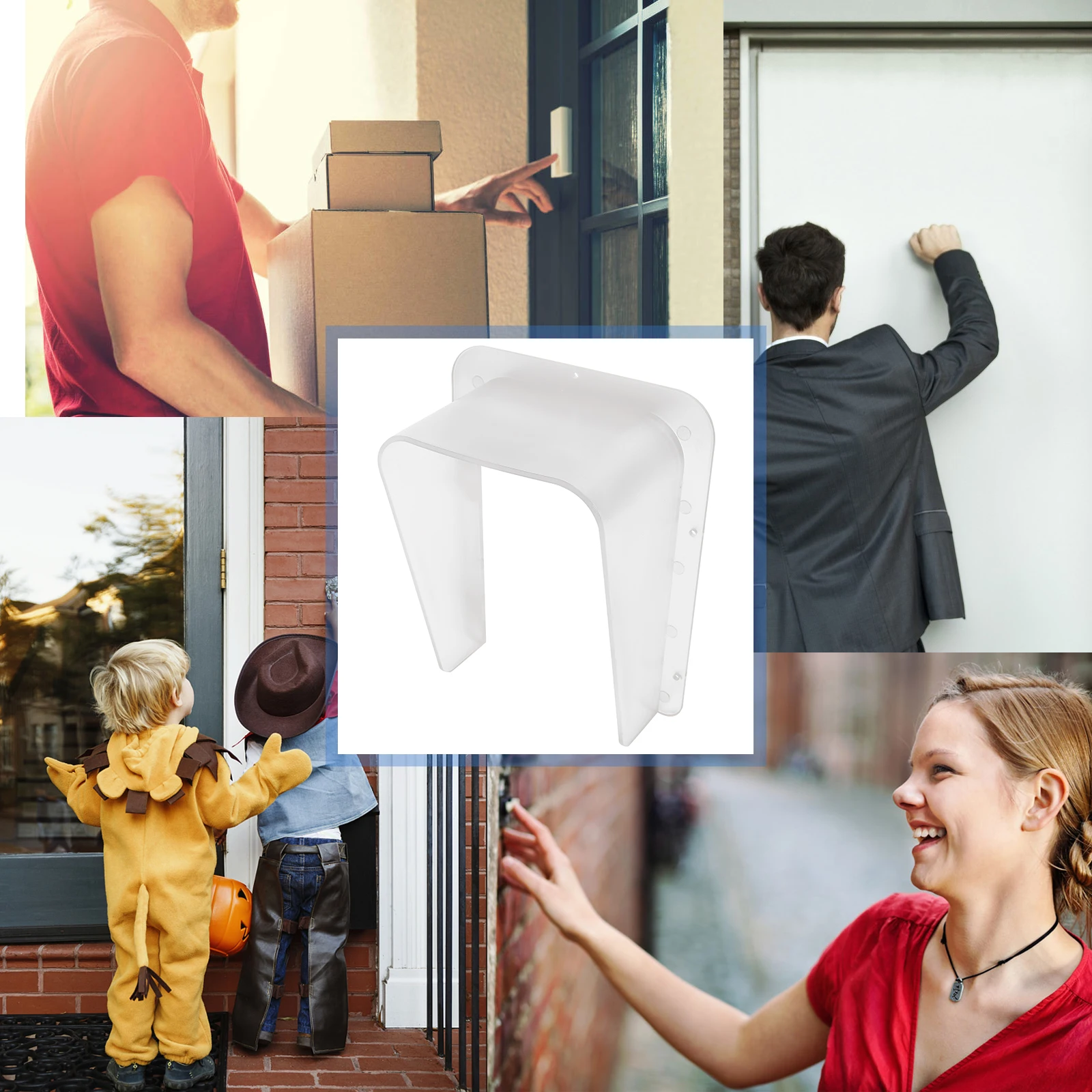 

Plastic Doorbell Cover Outdoor Rainproof Access Control Machine Protective Shield