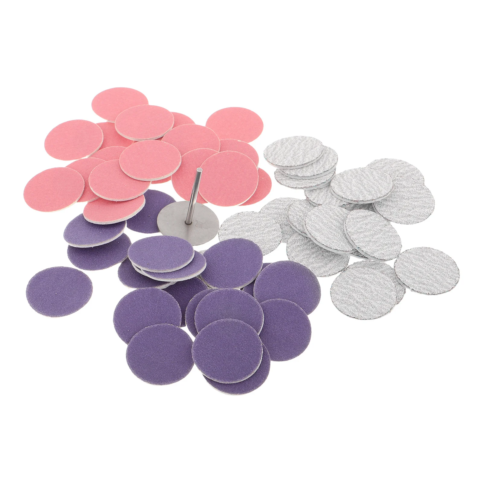 60 uds discos de lijado de uñas manicura pedicura amoladora de uñas eléctrica eliminador de callos de piel muerta Lima de pies rueda de pulido manicura