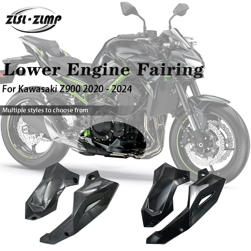 

Motorcycle Engine Lower Spoiler Cowling Protection Fairing Accessories Fit for Kawasaki Z900 Z 900 z900 2020 2021 2022 2023 2024