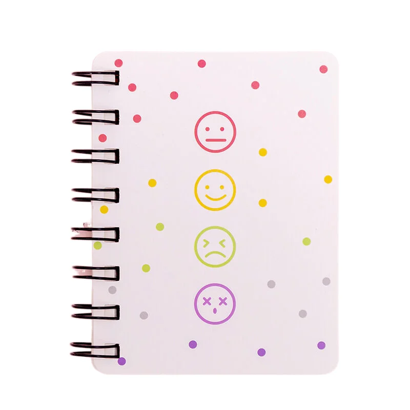 A7 Pocket Book Notebooks Small Flower Love Small Cute Side Flip Coil Book Student Mini Portable Flip Notepad