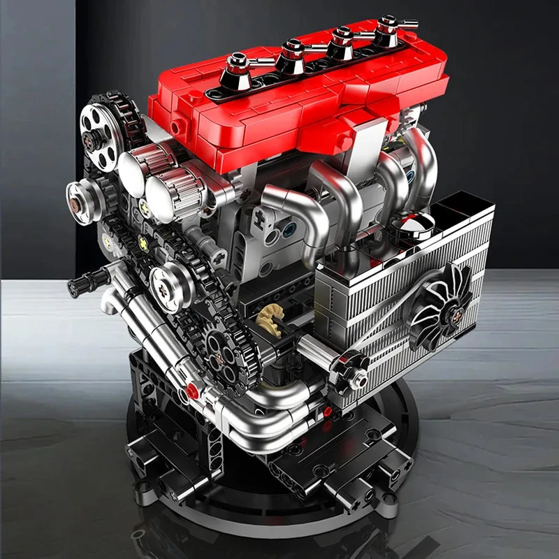 

Mould King 10235 Technical Car Engine Toys Motorized MMC L4 Engine Building Block Assembly Engine Car Brick Kid Christmas Gift