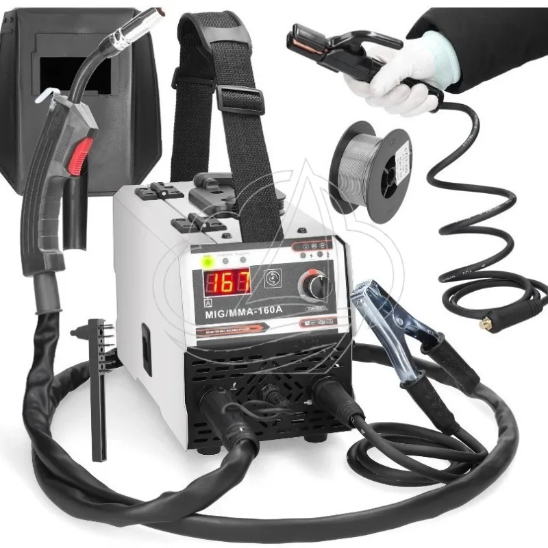 Original 2 in 1 MIG MMA 160A Welding Machine 120V 220V Portable Inverter Welder for Home Repair Workshop Use