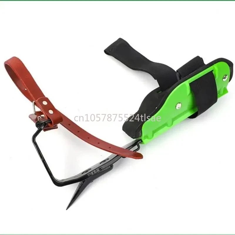

Mountaineers Logging Hunting and Mountaineering Tools Cast Steel Green Plastic Tree Climbing Upright Tree Climbing Shoes