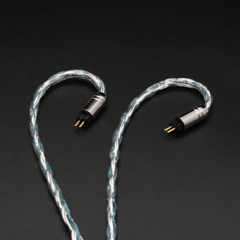 ivipQ -510 16 Core Silver Plated Earphone Upgrade Cable,With/QDC/MMCX/2PIN/TFZ/3.5/4.4/For LZ A7 ZSX C12 V90 NX7MK4/BL-03