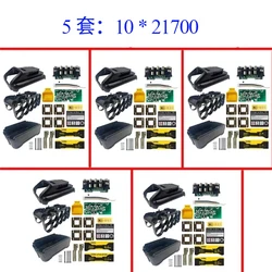 DCB200 21700X10 Li-ion Battery Case Box PCB Charging Protection Circuit Board For Dewalt 18V 20V 8Ah Battery Shell Housing