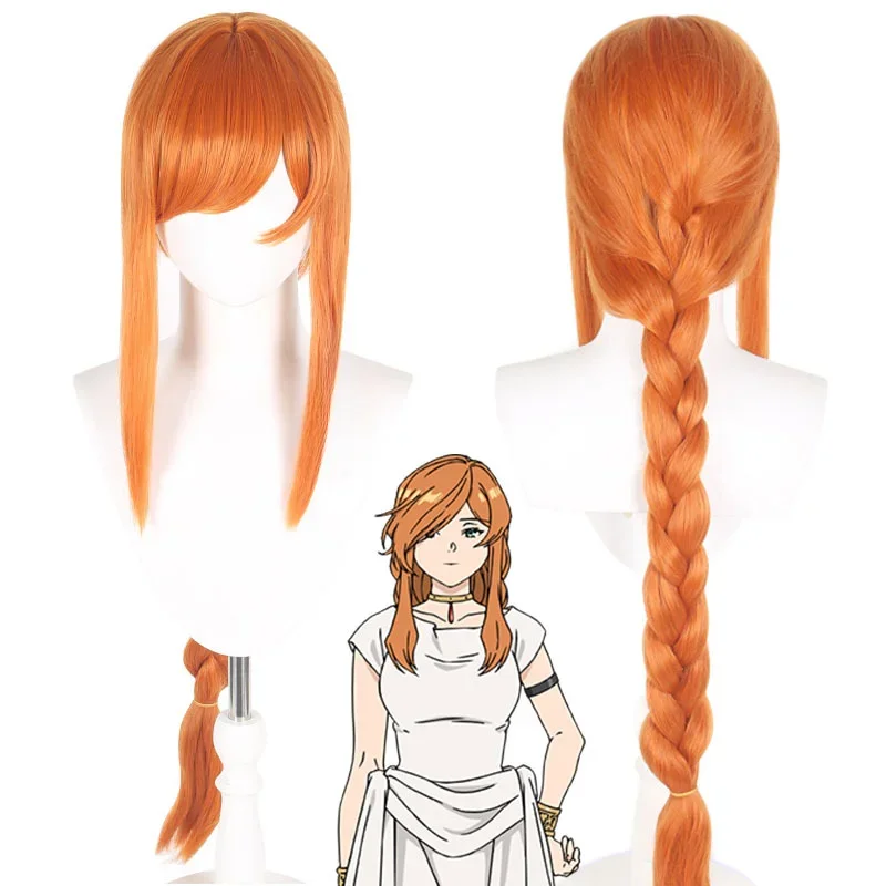 Anime Frieren Beyond Journey's End Flamme Cosplay Dress Wig Earring Mage Outfit Mentor of Frieren Halloween Women Party Fashion