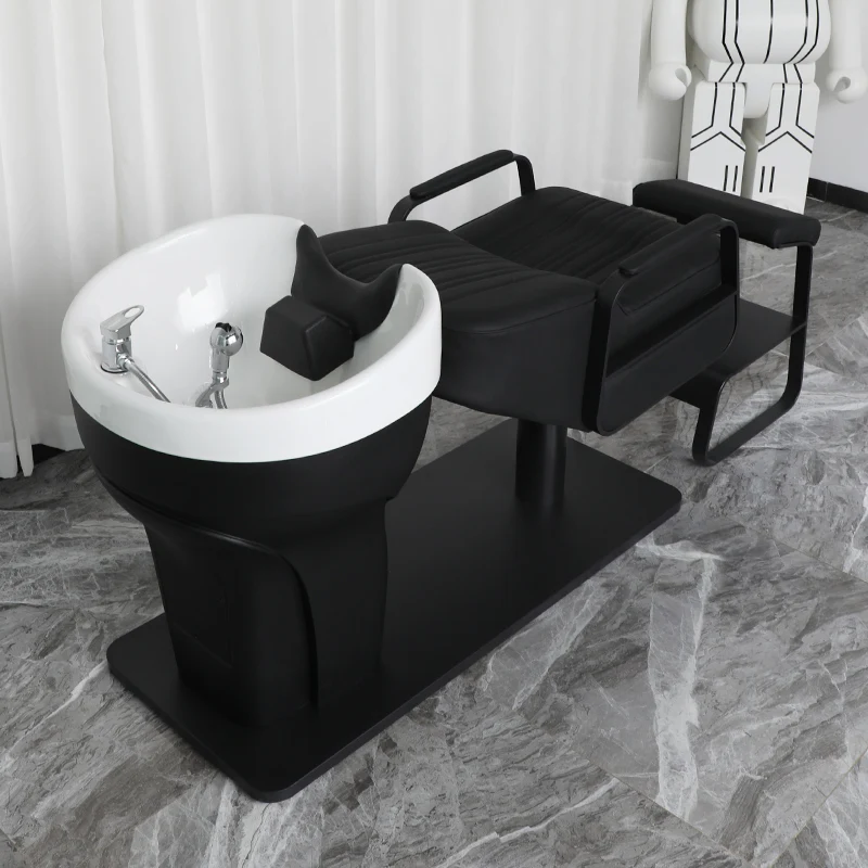 

Salon Nursing Shampoo Bed Washbasin Simple Hair Washing Massage Bed Beauty Barber Spa Kappers Stoel Hairsalon Furniture CY50XT