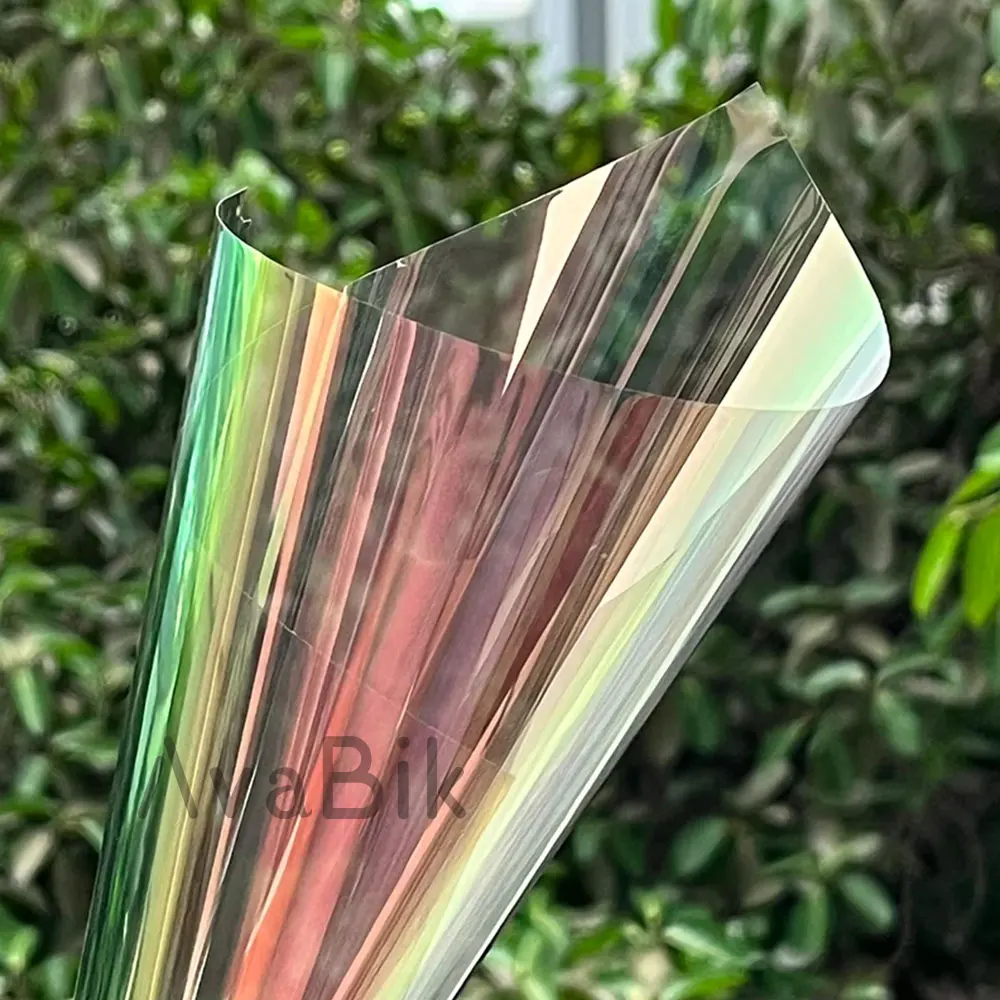 52cm x 150/300/600cm Auto-Seitenfensterfolie 80% VLT Grüne Glas-Tönungsfolie Solar-Chamäleon-Tönungsfolie Nano-Keramik UV-Schutz – Detail 1