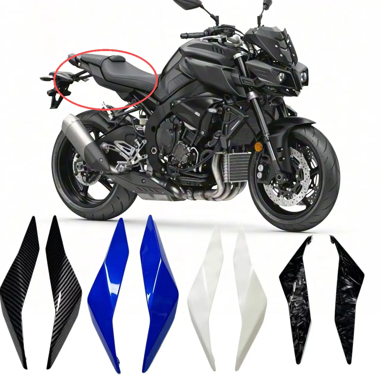 Fit For Yamaha MT-10 FZ-10 2016 2017 2018 2019 2020 2021 MT10 Motorcycle Rear Seat Side Cover Panel Fairing