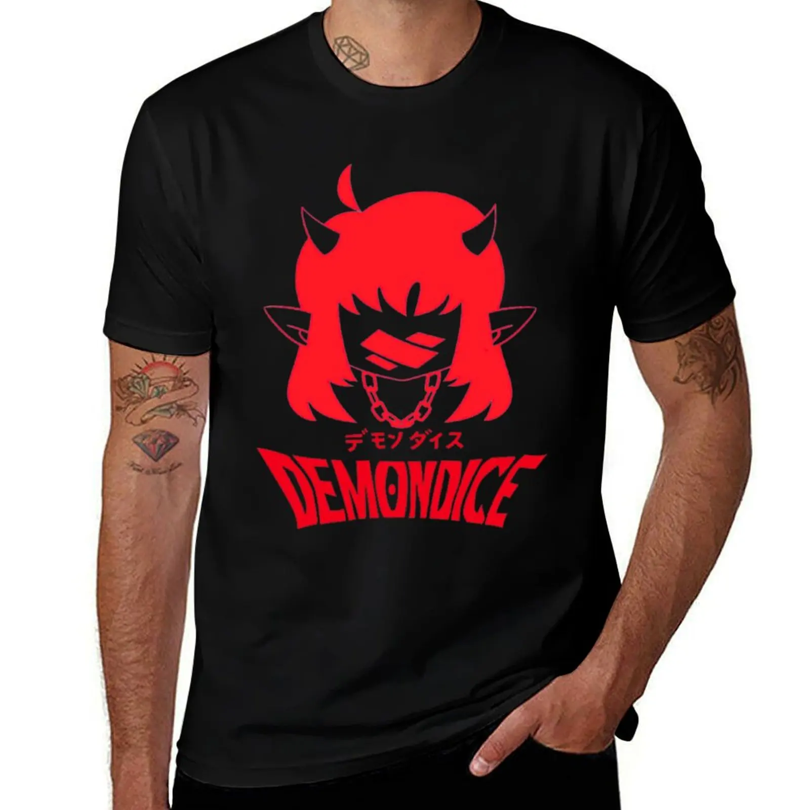 Demondice- Mori calliope-Funny T-Shirt t shirts for man slim fit T-Shirt