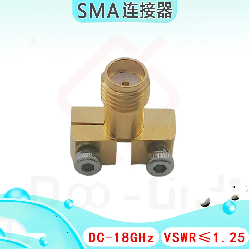 Microwave RF RF High Frequency SMA Connector Female Head Solder Free Crimp Connector PCB Edge Board DC-18G