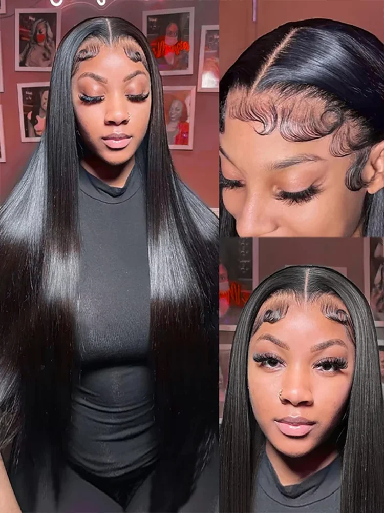 Wear & Go Glueless Drawstring Half Wig 13X4 Lace No Gel Quick Install Natural Human Hair Wig For Ladies Everyday Hairstyle