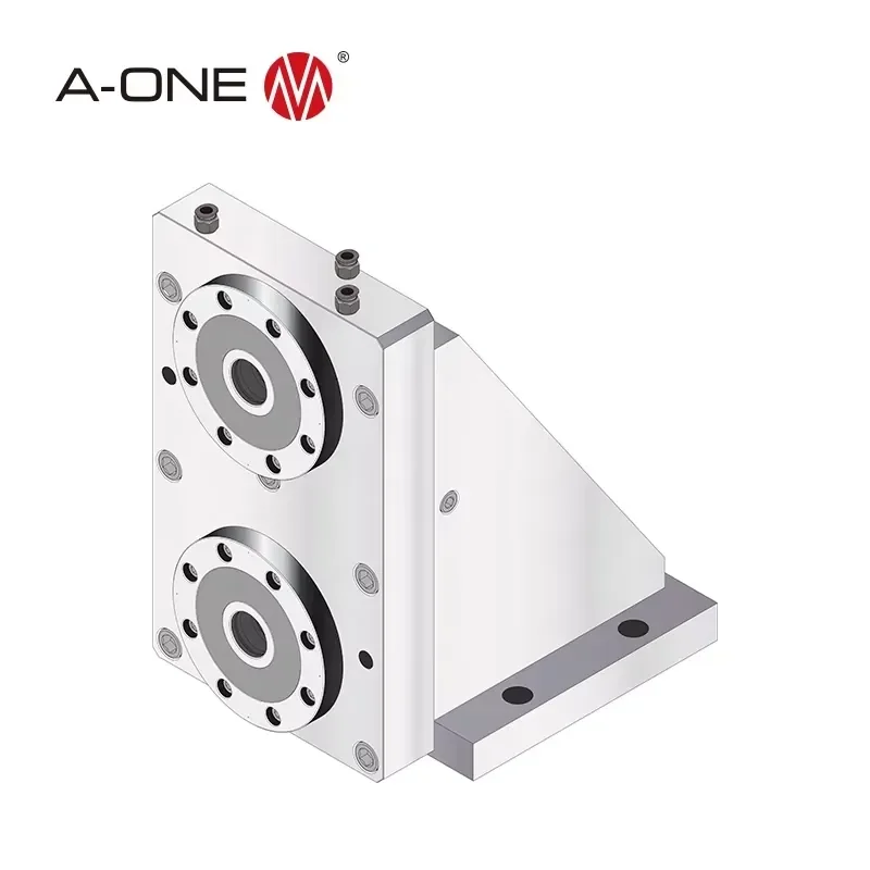 AMF Zero Point Two Head Chuck Square Block New Condition Assembled on CNC