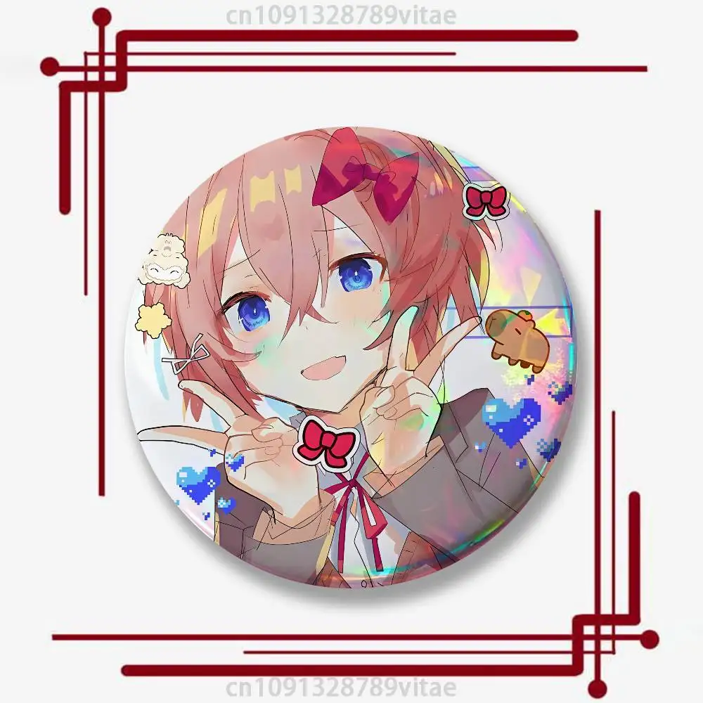 Niedliche S-Sayoris-S DDLC 25mm 75mm 44mm 58mm 32m Münzabzeichen, personalisierte handgefertigte runde Broschen, Anstecknadeln, Accessoires – Detail 13