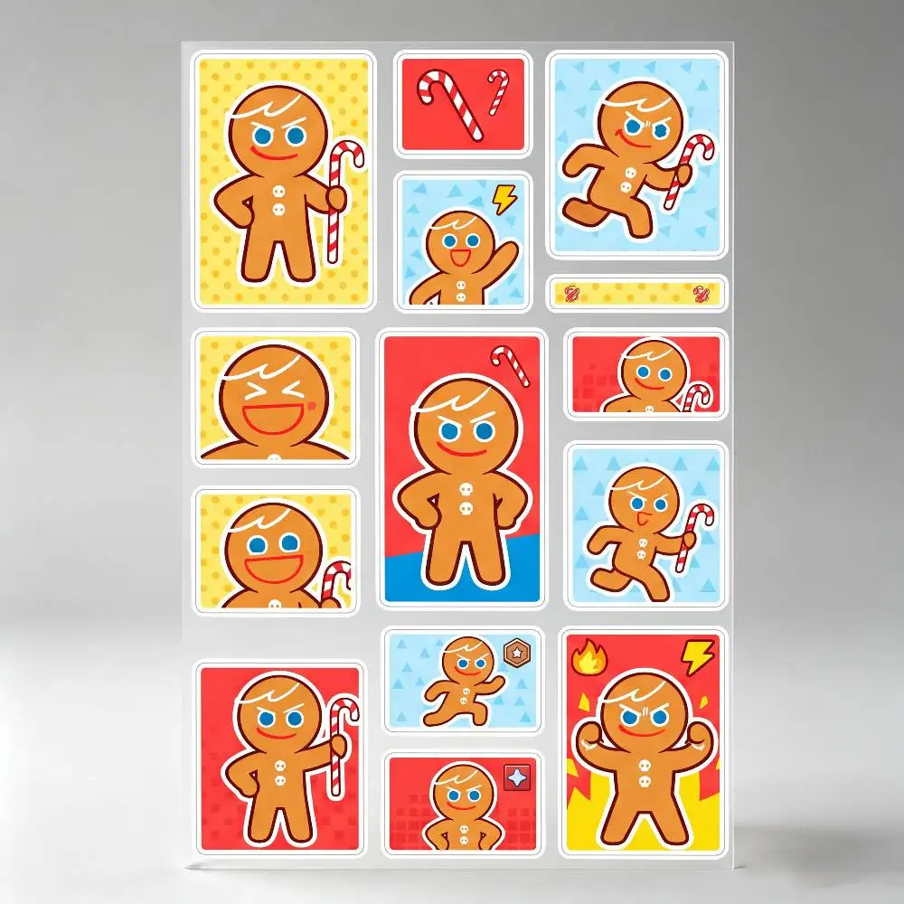 Cookie Run Stickers Auto Body Bumper Windows Motorcycle Laptop Walls Vinyl Decal Car Tuning Accessories
