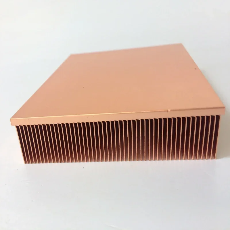 Pure Copper Heatsink Skiving Fin DIY Heat Sink Radiator Cooling Cooler For Electronic CHIP LED IC RAM heat dissipation