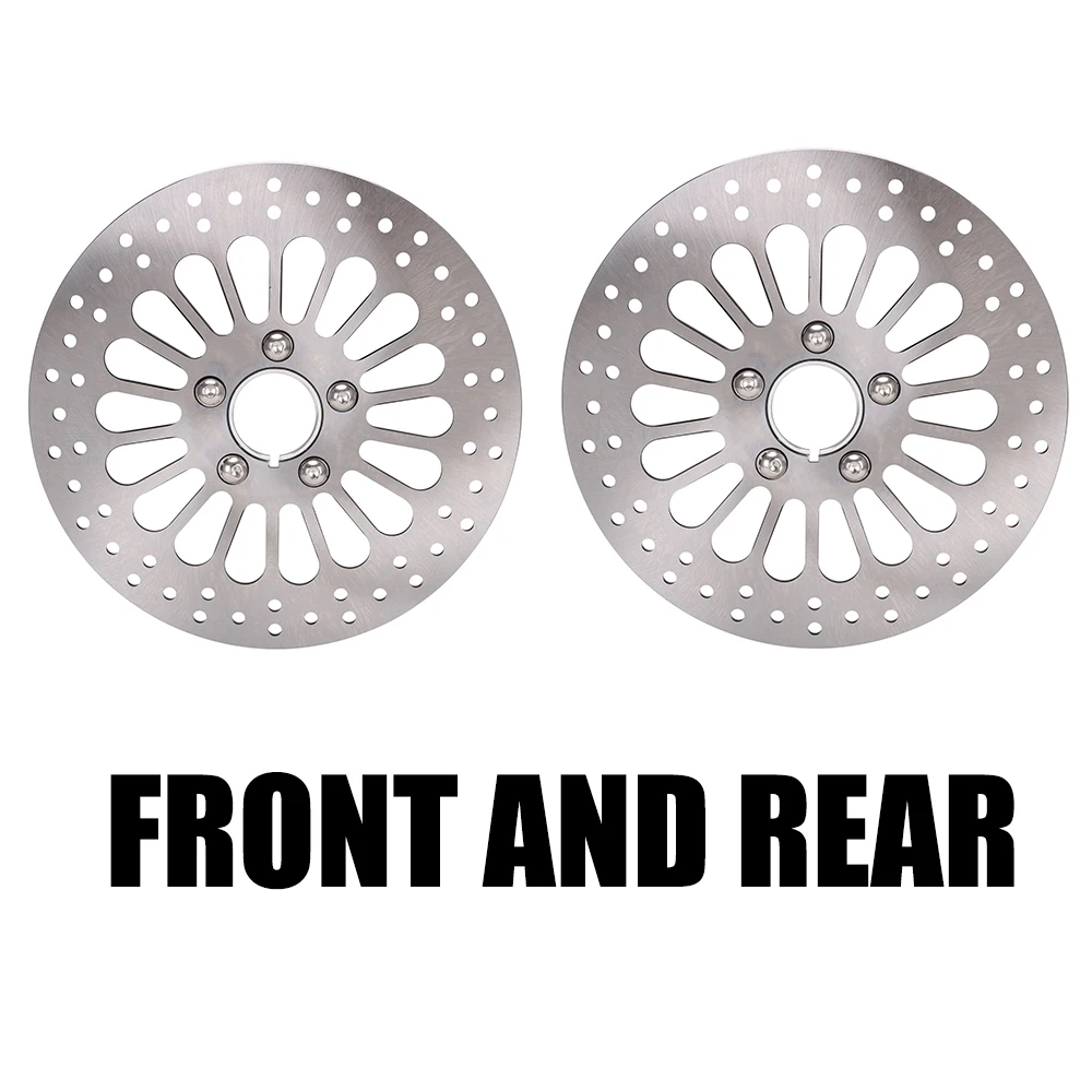Motorfiets Voor Achter Remschijf Rotor Voor HARLEY Touring Softail Sportster Dyna 1984-2013 420 Rvs