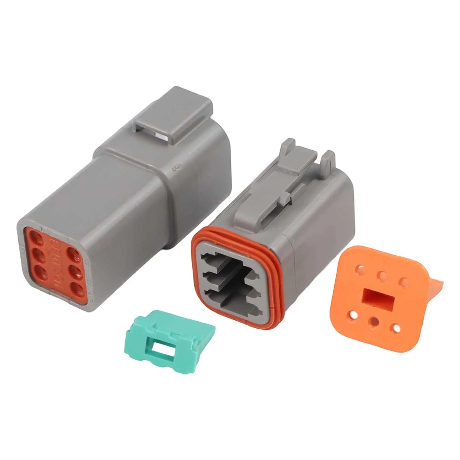 6pin For DEUTSCH Connector Kit for Automotive Electrical Systems Waterproof and Flame Retardant for Long Lasting Connections