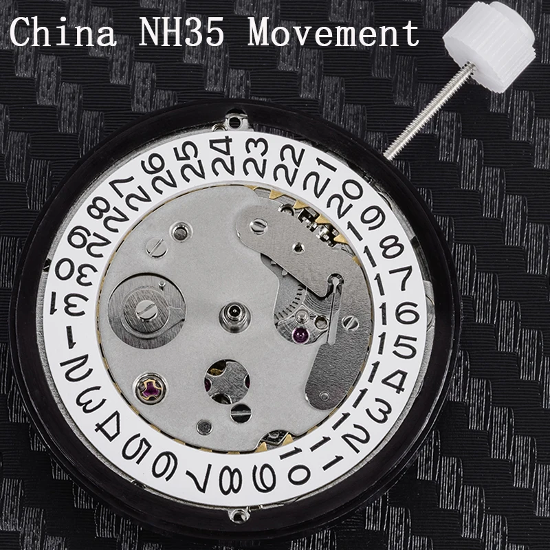 

China NH35 Movement Can Replace The Japan NH35 Movement Date At 3 o'clock Calendar High Accuracy Automatic Mechanical NH35A