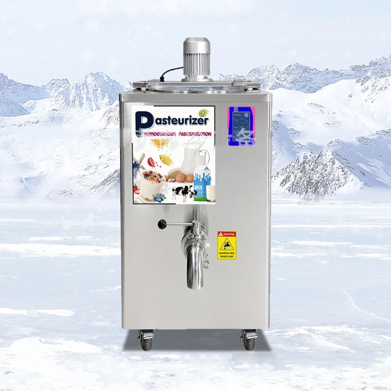 ماكينة الكل في واحد منزلية وتجارية ، ماكينة بسترة بدرجة حرارة قابلة للتعديل ، عصير حليب ، فولاذ مقاوم للصدأ