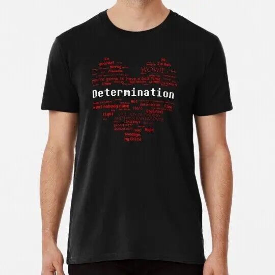 

Undertale Word Heart S to 5XL Made in the USA T-Shirt