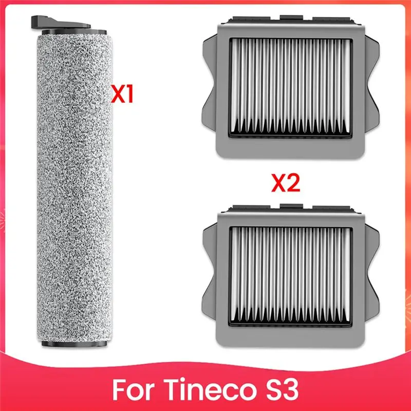 

Сменные фильтры и щетки-ролики AB46 для беспроводных моющих пылесосов Tineco серии S3, аксессуары и запчасти