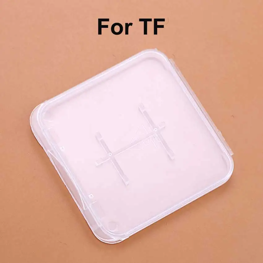 5~20pcs Clear Memory Card Case Stick SD TF CF Card Storage Box Protection Holder Transparent Cover Plastic Phone TF Card Box view 3