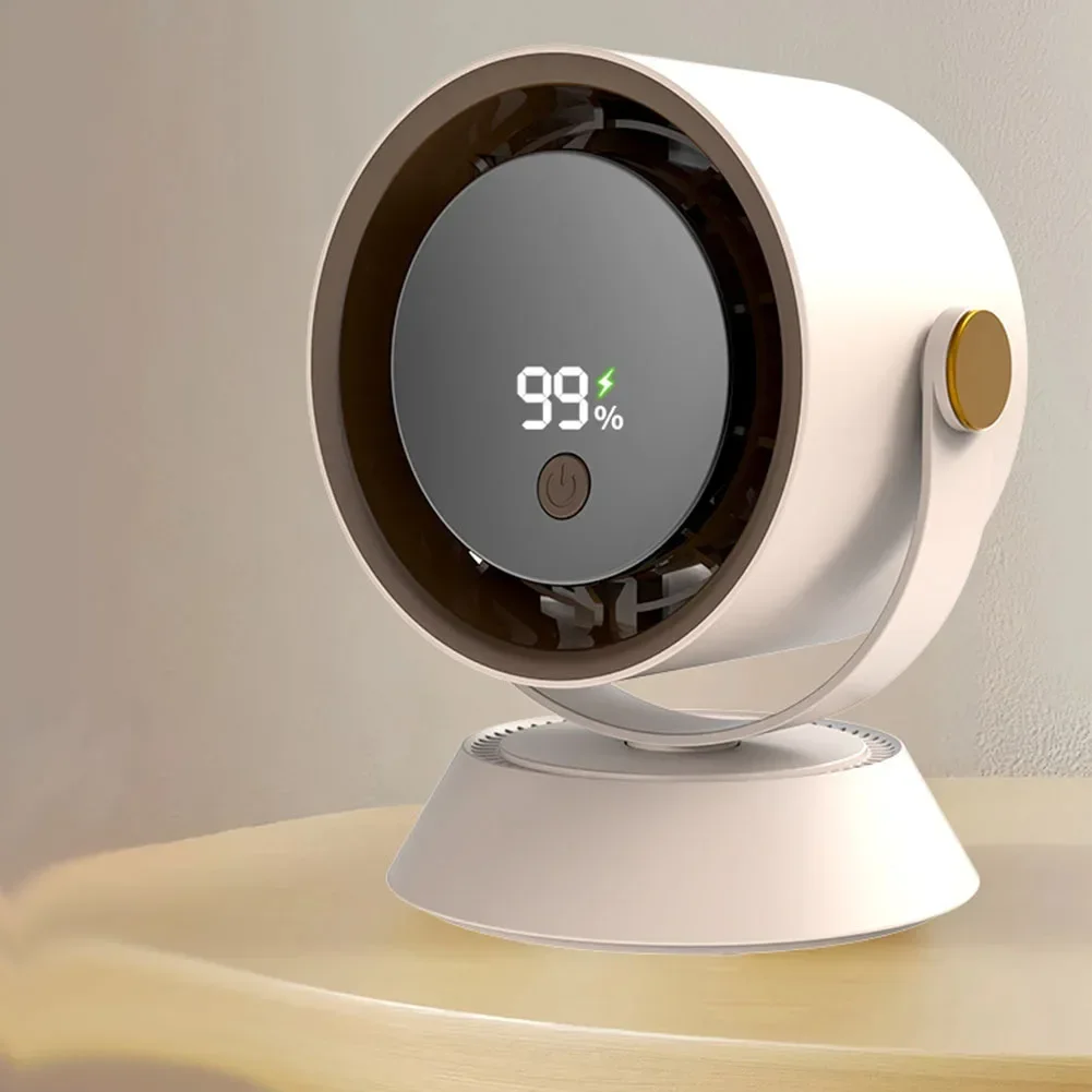 Household Circulation Fan Digital Display Fan Intelligent Digital Display Lightweight Design Fan Household Fan Bedroom Use