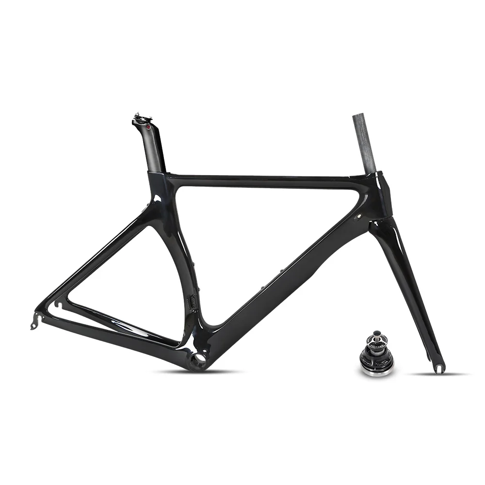 

TWITTER-Carbon Road Bike Frame with Rim Brake, Bicycle Frame, Quick Release, R3 700C, F100 * R130 mm, Wholesale Price