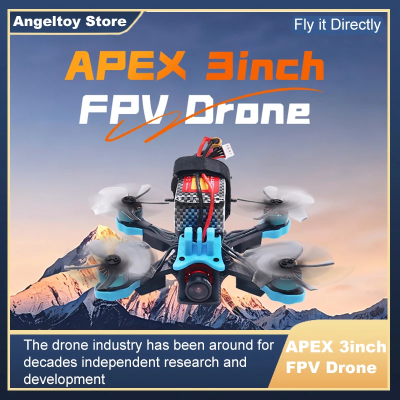 B-CUBE APEX 3inch FPV Drone Frame Kit Carbon Fiber Racing Drone Quadcopter INAV Beatflight F722 F745 Ardupilot Flight Control view 2