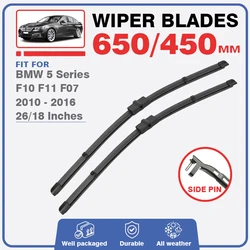 Wiper Blades For BMW 5 Series F10 F11 F07 GT 2010 – 2016 Front Rear Windshield Windscreen Auto Accessories 520d 530i 535i 540i