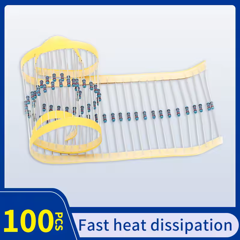 100pcs 1/4W Resistance 0.1R~2.2M 1% Metal Film Resistor Series 0.25W 1R 10R 47R 100R 220R 470R 1K 2.2K 10K 22K 100K 220K 1M ohm - Image 2