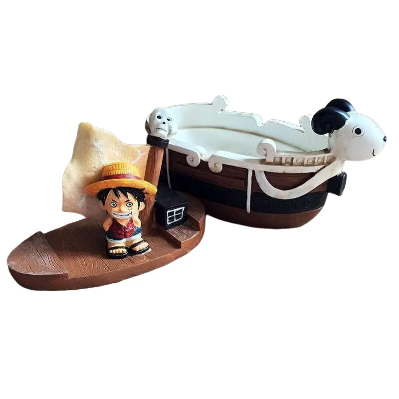 

Пепельница One Piece с Луффи, аниме-мерч, настольное украшение, для дома, для хранения пепла, креативный подарок студенту на день рождения