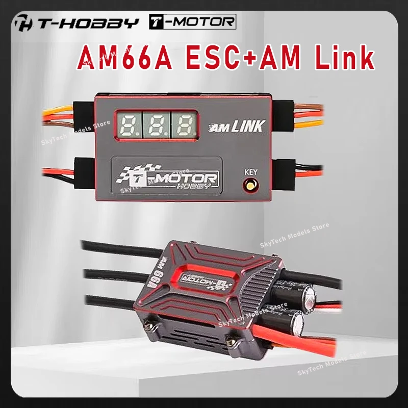 

T-MOTOR T-HOBBY AM66A 66A ESC - 3-6S BLHeli_S 32 Dshot1200 AM Link 3D Telemetry for RC FPV Accessory