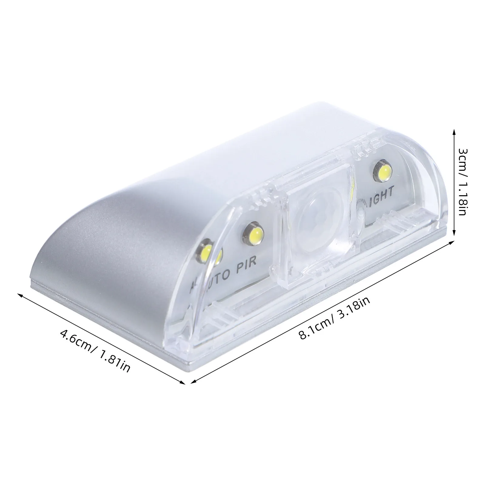 ไฟเซ็นเซอร์ตรวจจับความเคลื่อนไหวแบบ LED สำหรับประตูบ้าน 1 ชิ้น ใช้สำหรับส่องสว่างตอนกลางคืน ไฟประตูหน้าบ้าน ไฟเซ็นเซอร์บันได