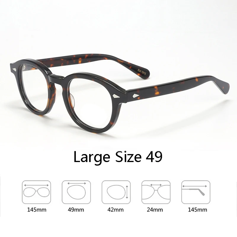 Johnny Depp Style Acetate Spectacle Frame
