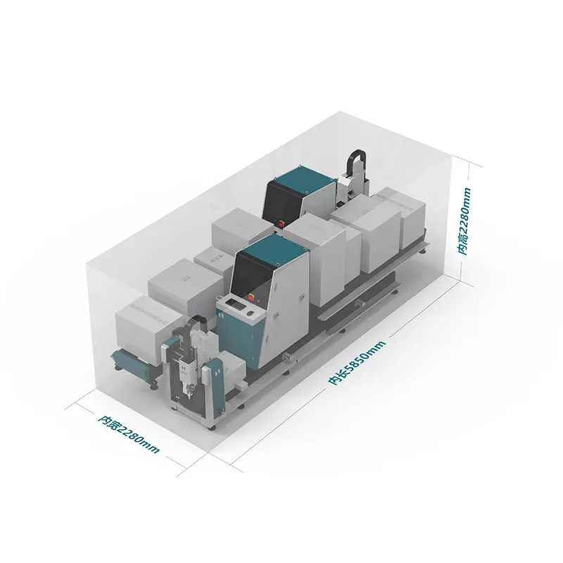 New CNC laser tube cutting machine Economical model Low price Easy transportation Built-in laser generator