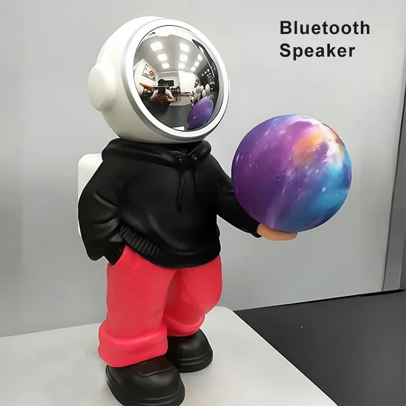 Caixa De Som Bluetooth Portable Wireless Speaker Astronaut Spaceman HIFI Stereo Multi-function Desktop MIni Computer Sound Box