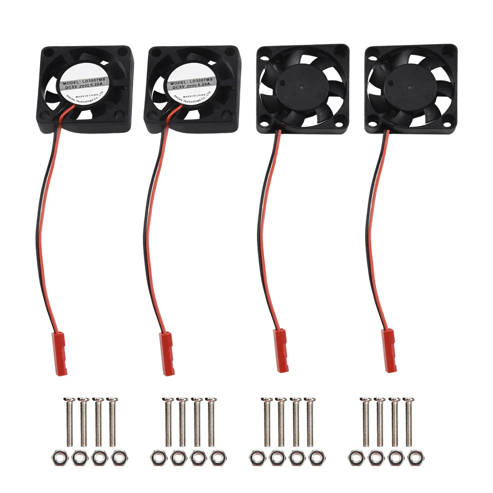 For Raspberry Pi B Super Quiet Fan 5V Cooling Fan 5V Cooling Fan For Raspberry Pi Plastic Material All-in-one Connector