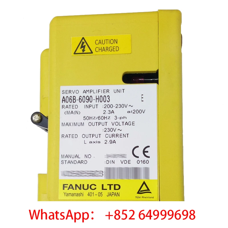 Fanuc Servo Amplifier  A06B-6090-H003 Servo Driver for CNC System Machine