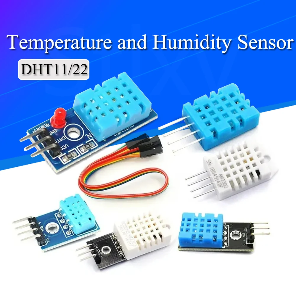 Digital Temperature and Humidity Sensor DHT11 DHT22 AM2301 Temperature and Humidity Sensor For Arduino AM2302 DHT12