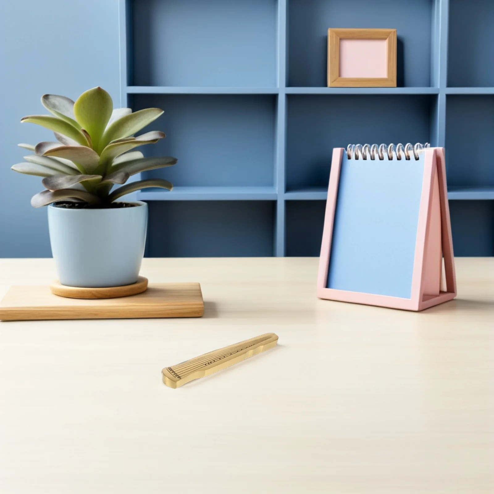 

Metal Chinese Calligraphy Paperweight Vintage Brass Golden Calligraphy Practice Tool for Holding Paper Flat Writing Accessory