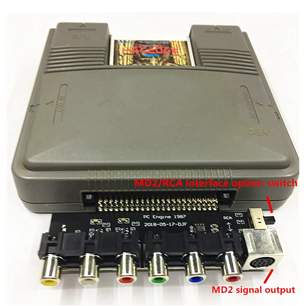 Persevering- RGBS Card Video Booster RGBS Signal Output Audio Output for NEC PCE PC Engine Grafx for Grafx TV AC RGBS Conveter