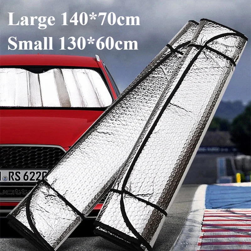 Parasol para coche, parasol para ventana delantera y trasera, parasol con bloqueador solar plegable para bebé, aislamiento térmico, protección UV