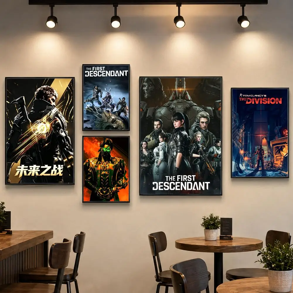 Game First Descendant Sci Fi RPG Poster PP Paper Wall Art for Living Rooms Bars Cafes Stylish Home Decor Gift