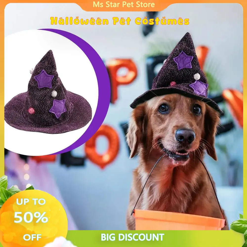 

Halloween Pet Cape Costume, Vampire Cloak, Cat Wizard Outfit, Pet Witch Cosplay Apparel, Party Costumes