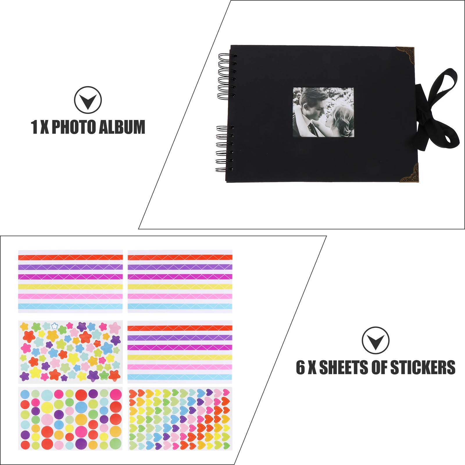 

Fine Photo Album Travel Wedding Scrapbook Scrapbooking Supplies Paper DIY Picture