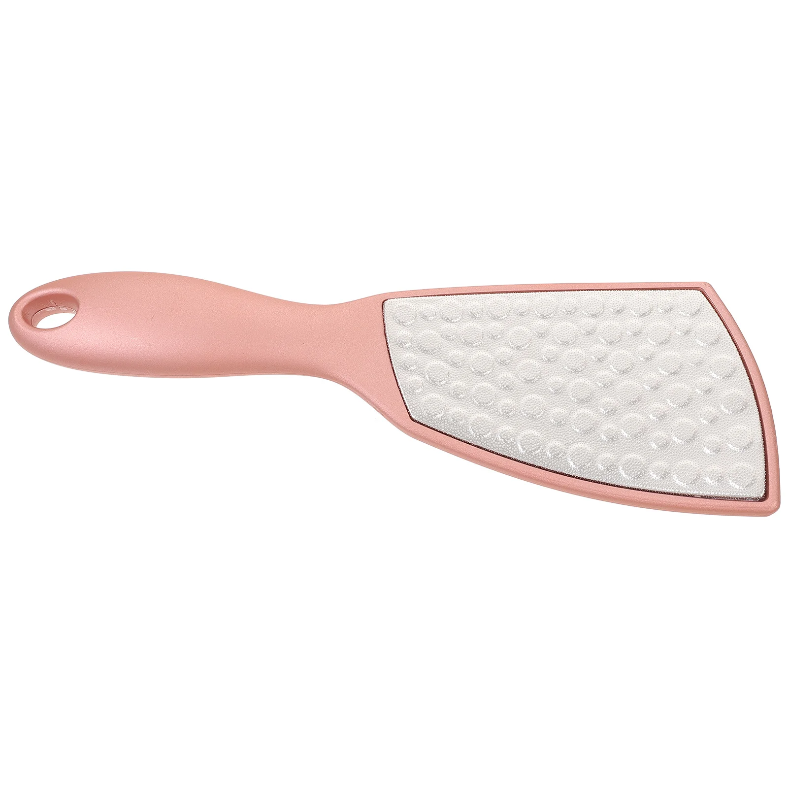 مطحنة قدم مزدوجة الجوانب من الفولاذ المقاوم للصدأ باللون الذهبي الوردي ومزيل مسامير القدم بتصميم مريح أداة باديكير للبشرة المتشققة #5