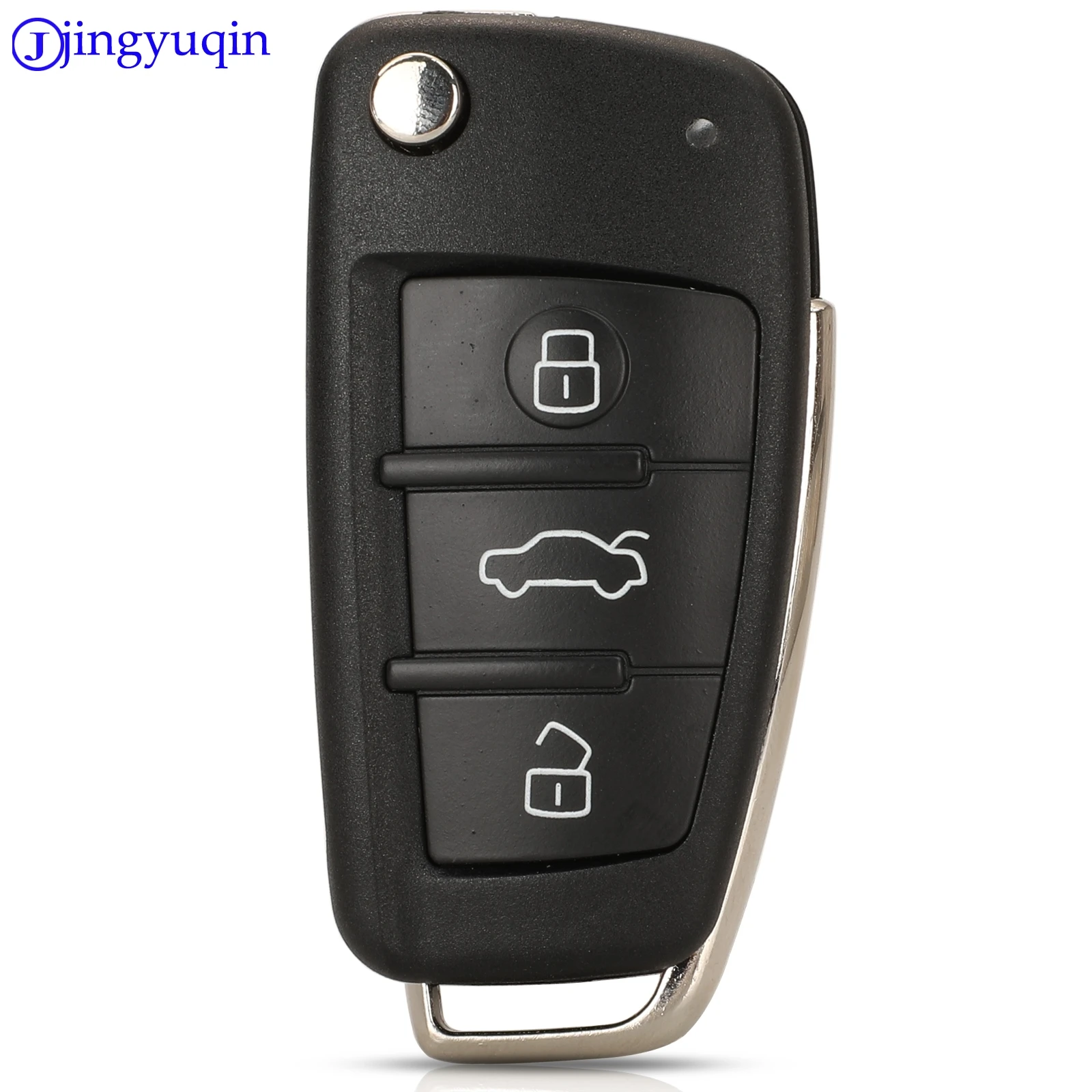 Jingyuqin Remote control folding car key 433/434MHZ ID48Chip For Audi 8X0837220D 8E0837220E Audi A4 (11/2004 - 06/2008)